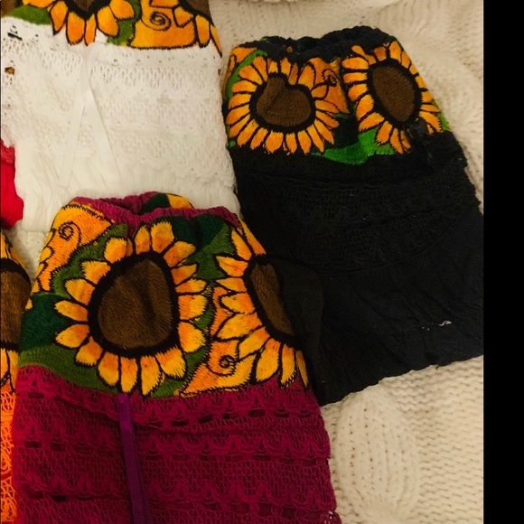 Mexican blouse,handmade blouse.,Crop top. - Picture 3 of 3